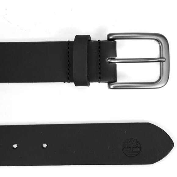 🆕Timberland Men's Black 35mm Classic Buckle Jean Leather Belts - Picture 3 of 5